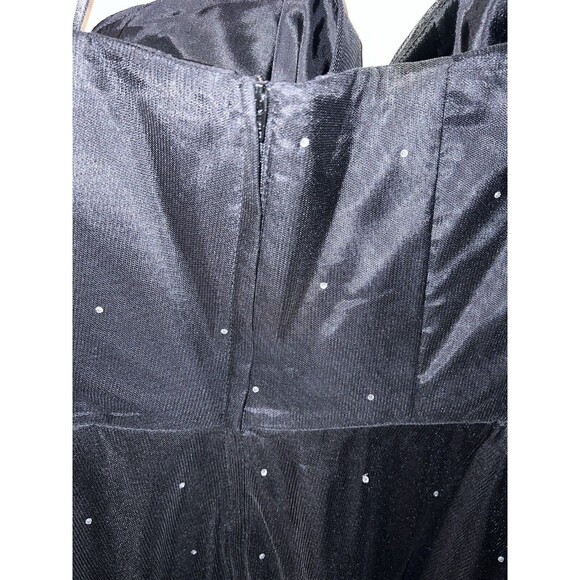 SCOTT McClintock Dress Sz 12 Tulle Evening Gown Rhinestone Prom USA Glam Formal - Picture 7 of 9